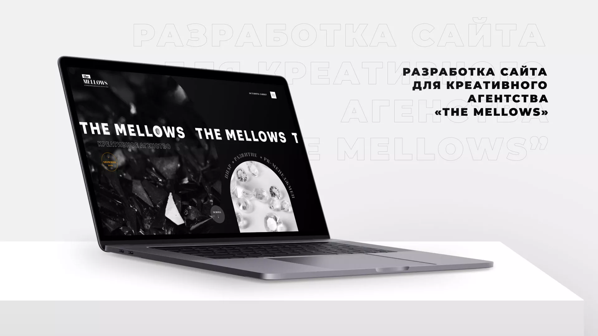 Разработка сайта креативного агентства «The Mellows» в Боготоле