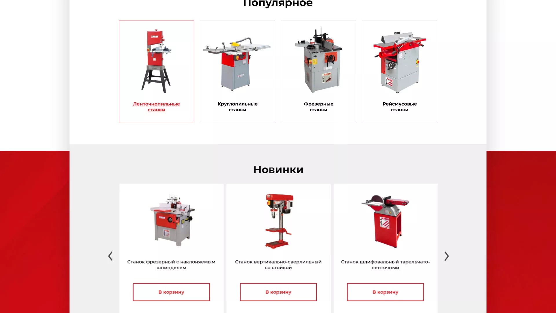 Создание сайта компании «HOLZMANN Maschinen GmbH» в Боготоле
