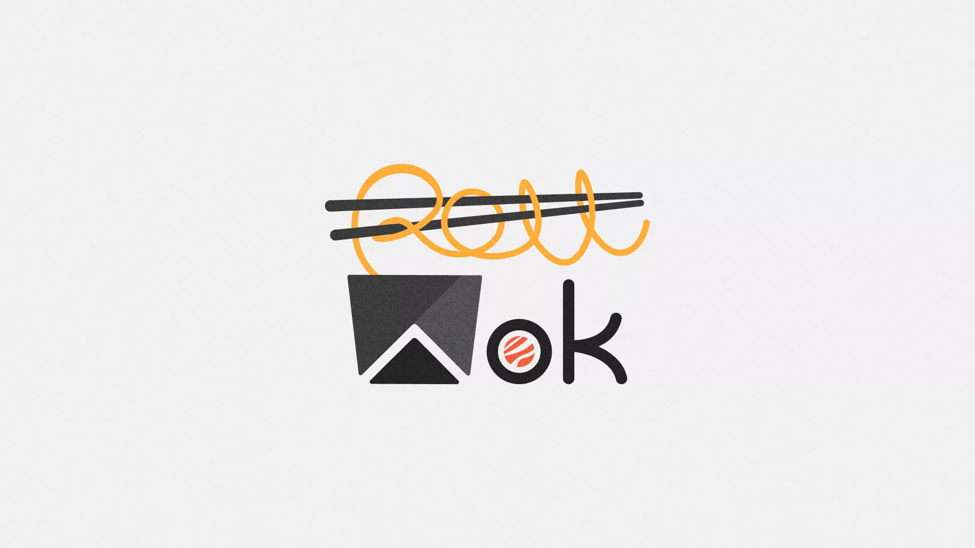 Разработка логотипа в Боготоле для суши-бара «Roll Wok Club» Разработка логотипа в Боготоле для суши-бара «Roll Wok Club»