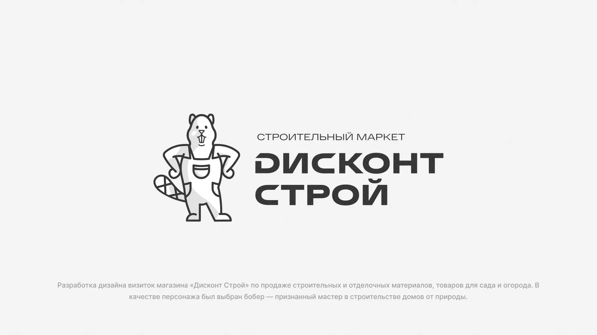 Разработка дизайна визиток магазина «Дисконт Строй» в Боготоле